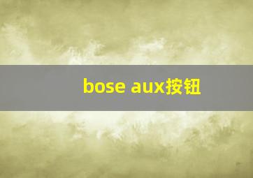 bose aux按钮